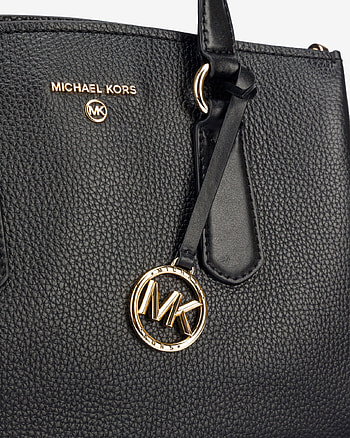 Michael Kors, Versatile black bag, Medium size, Classic women's accessory HD phone wallpaper