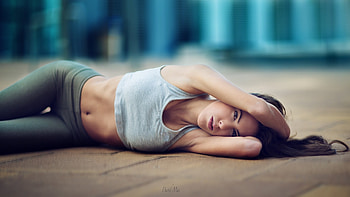 Model, women, girl, brunette HD wallpaper
