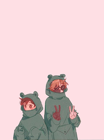 Frogs! || Beeduo, ranboo, art, mcyt, simplistic, tubbo, fanart, cute, dsmp, frogs HD phone wallpaper