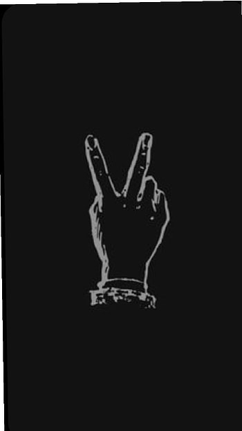 Black Aesthetic, finger, drinkware HD phone wallpaper