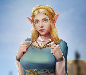 Elf Firolian, game, art HD wallpaper