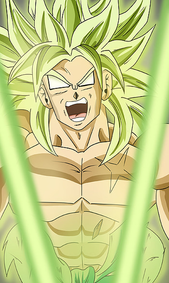 Broly, manga, Dragon Ball, drawing HD phone wallpaper