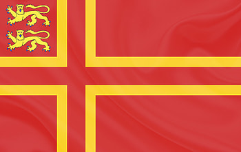 drapeau normand, flag, normandy HD wallpaper
