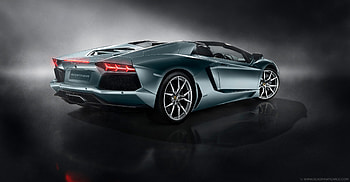 Lamborghini Aventador, Roadster, Seagram Pearce graphy HD wallpaper