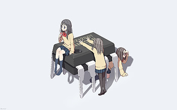 Anime, Girl, Technology HD wallpaper