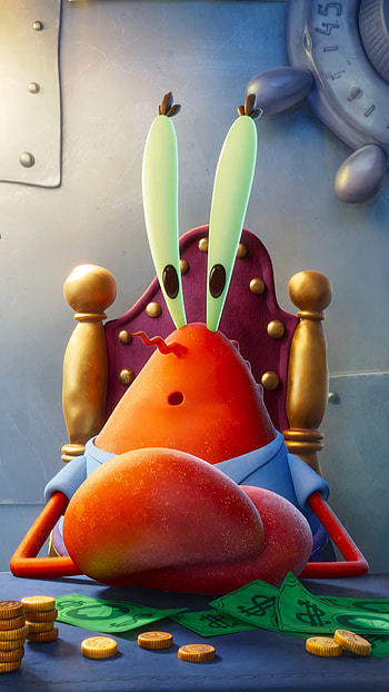 Krabs and SpongeBob, Michelle Johnson, SpongeBob SquarePants HD phone wallpaper