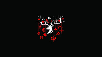 Banners Crown Game Of Thrones House Arryn Baratheon Greyjoy Karstark Lannister Martell Stark Targaryen Tully Tyrell Stag HD wallpaper