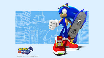 Sonic Riders Upscaled, Sonic Riders, Sonic the Hedgehog, Sonic Riders: Zero Gravity, video game HD wallpaper