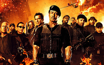 Chuck Norris, Jason Statham, Dolph Lundgren, Liam Hemsworth, Action movie HD wallpaper