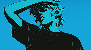 Blue Anime Link from The Legend of Zelda, video game, The Legend of Zelda, Link, blue anime HD wallpaper