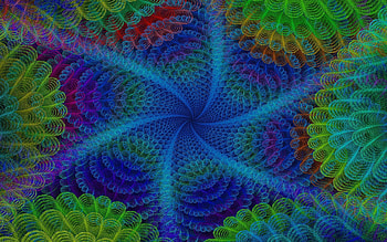 Abstract, Shine, Light, Form, Rotation, Illusion HD wallpaper