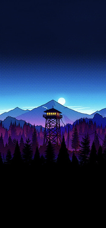 Cabin, Art, Mountain, Forest, House, Pixel HD phone wallpaper