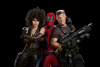 Deadpool 2, movie, Domino, cable, deadpool, 2018 HD wallpaper