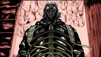 Dorohedoro, mask, face, aligator, beast HD wallpaper