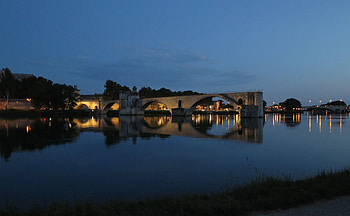 Le Pont D'Avignon. Bridge on River Rhone at Avignon, Rhone, Bridge, France, Avignon, River HD wallpaper