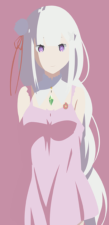 Emilia — Re:Zero Mobile (Pastel Anime), Emilia (Re:ZERO), Anime, Re:Zero - Starting Life in Another World HD phone wallpaper