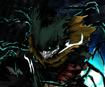 Dark Deku, Dark Deku, Anime, My Hero Academia HD wallpaper