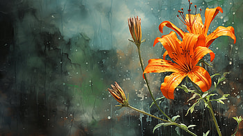 Vibrant Orange Wildflower, wildflower, orange flower, nature, flower HD wallpaper