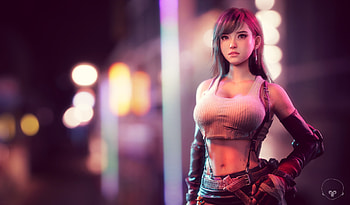 Tifa Lockhart In Final Fantasy VII, final-fantasy, games, artwork, artist, digital-art, artstation HD wallpaper