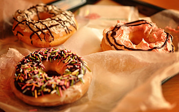 Food, Sweet, Bakery Products, Baking, Donuts, Wrapper HD wallpaper
