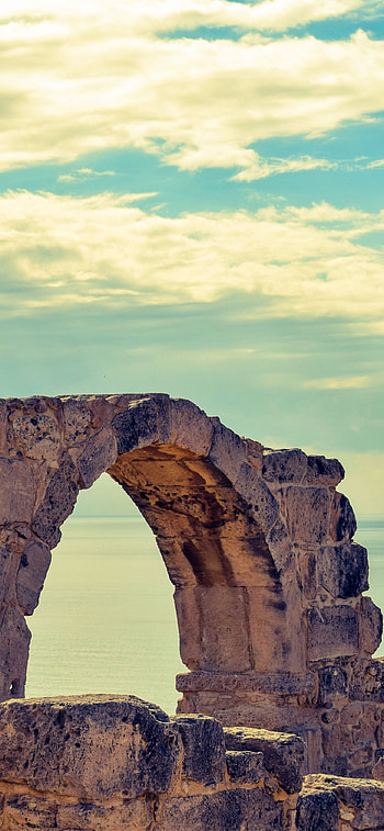 Kourion, Cyprus HD phone wallpaper