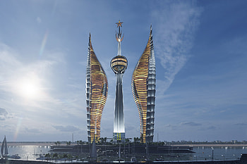 Djibouti Towers, Architecture, Urban Exploration, Modern Landmarks HD wallpaper