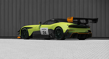 Sports car, Aston Martin Vulcan AMR Pro, 2018 HD wallpaper