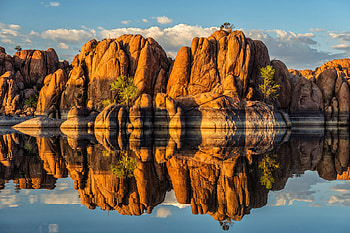 Watson Lake, Arizona, nature, reflection, lake, usa HD wallpaper
