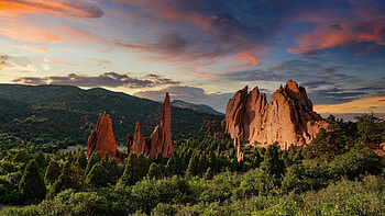 Garden of the Gods, Colorado HD wallpaper