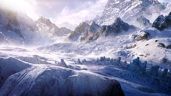 Gallery for Snow Mountains . HD wallpaper