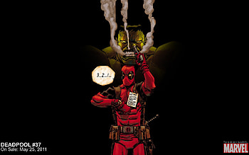Deadpool, Comics, Hulk, Merc With A Mouth HD wallpaper