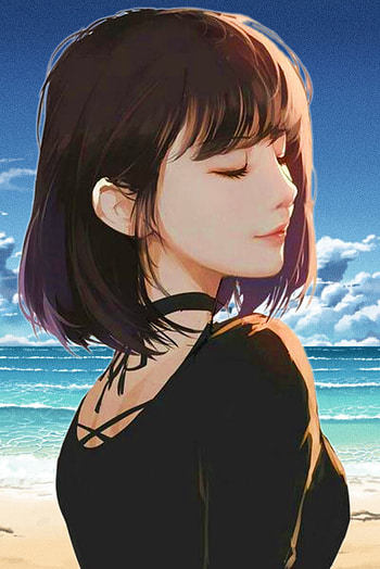 Anime, Original HD phone wallpaper