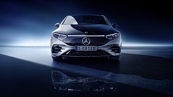 Mercedes-Benz EQS, ultra , Luxury electric car, Sleek and silver design HD wallpaper