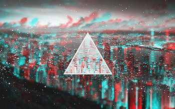 Abstract, Shine, Light, Shroud, Triangle HD wallpaper