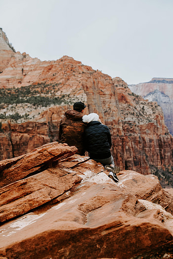 Canyon, Love, Couple, Pair, Journey HD phone wallpaper