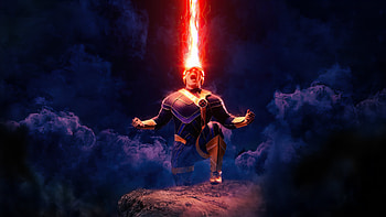 Xmen Cyclops Unpredictable Madness, cyclops, superheroes, artist, artwork, digital-art HD wallpaper