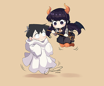 Tadano & Komi, Tadano Hitohito, Komi Shouko, Anime, Komi Can't Communicate HD wallpaper