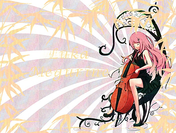 The Cellist, luka, cute, music instrument, vocaloid, cello, long hair, music, abstract, vocaloids, megurine luka, female, sexy, hot, girl, singer, pink hair, diva, anime girl, anime, idol HD wallpaper