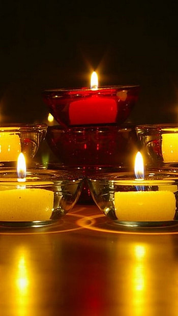 Candles , Yellow Candles HD phone wallpaper