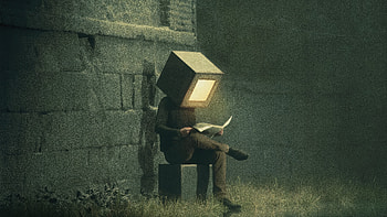 Night Reader, artist, artwork, digital-art, artstation HD wallpaper