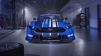 Ford Mustang GT Supercar 2022 2 Cars HD wallpaper