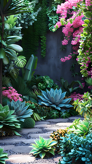 Modern garden view 4, garden, gardening, Modern HD phone wallpaper