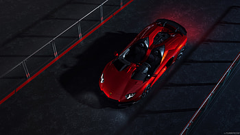 Lamborghini Aventador J CGI HD wallpaper