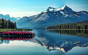 mountain lake, fun, cool, nature, forest, lake, mountain HD wallpaper