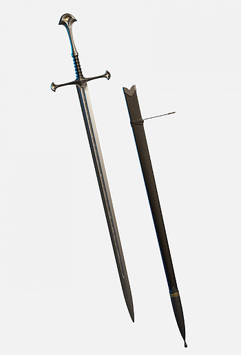 Anduril Sword, Flame of the West, ImperialSnowEagle's creation, 3D model HD phone wallpaper