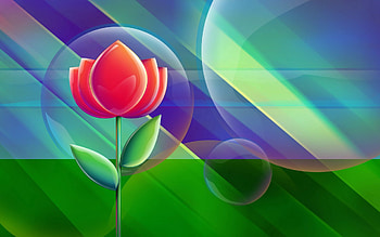 Abstract, Flower, Form, Oval, Stem, Stalk HD wallpaper