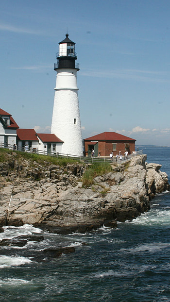 Portland Head Lighthouse, Portland, Maine HD phone wallpaper