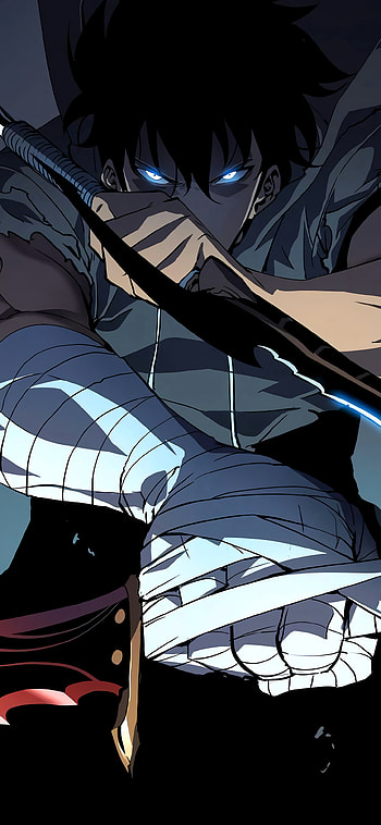 Sung Jin-Woo Intense Glow – Solo Leveling Anime , Sung Jin-Woo, Anime, Solo Leveling HD phone wallpaper
