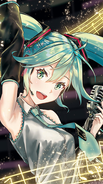 Hatsune Miku, Hatsune Miku, Anime, Vocaloid HD phone wallpaper