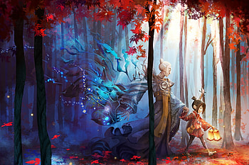 Moon King and Kubo, Kubo and the Two Strings HD wallpaper